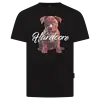 100% HC T-shirt Black Puppy