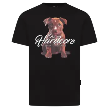  100% HC T-shirt Black Puppy 