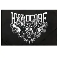 100% Hardcore Flag Cerberus