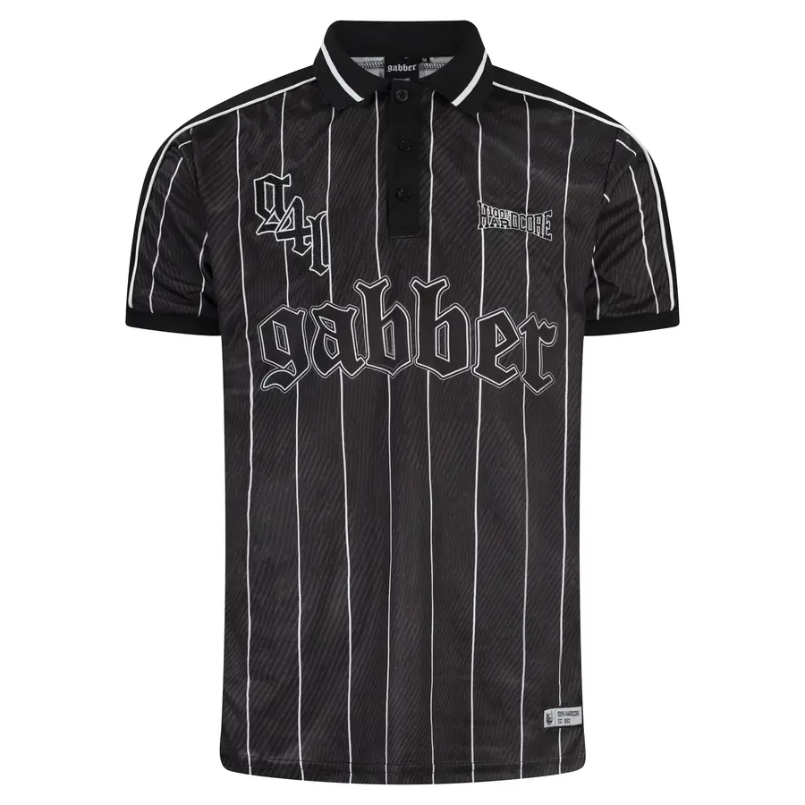 100% HC Footbal Shirt Striped GABBER