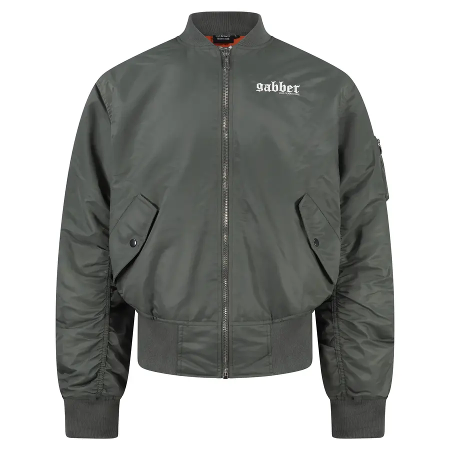 100% Hardcore Bomber jacket Gabber Green