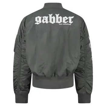 100% Hardcore Bomber jacket Gabber Green 
