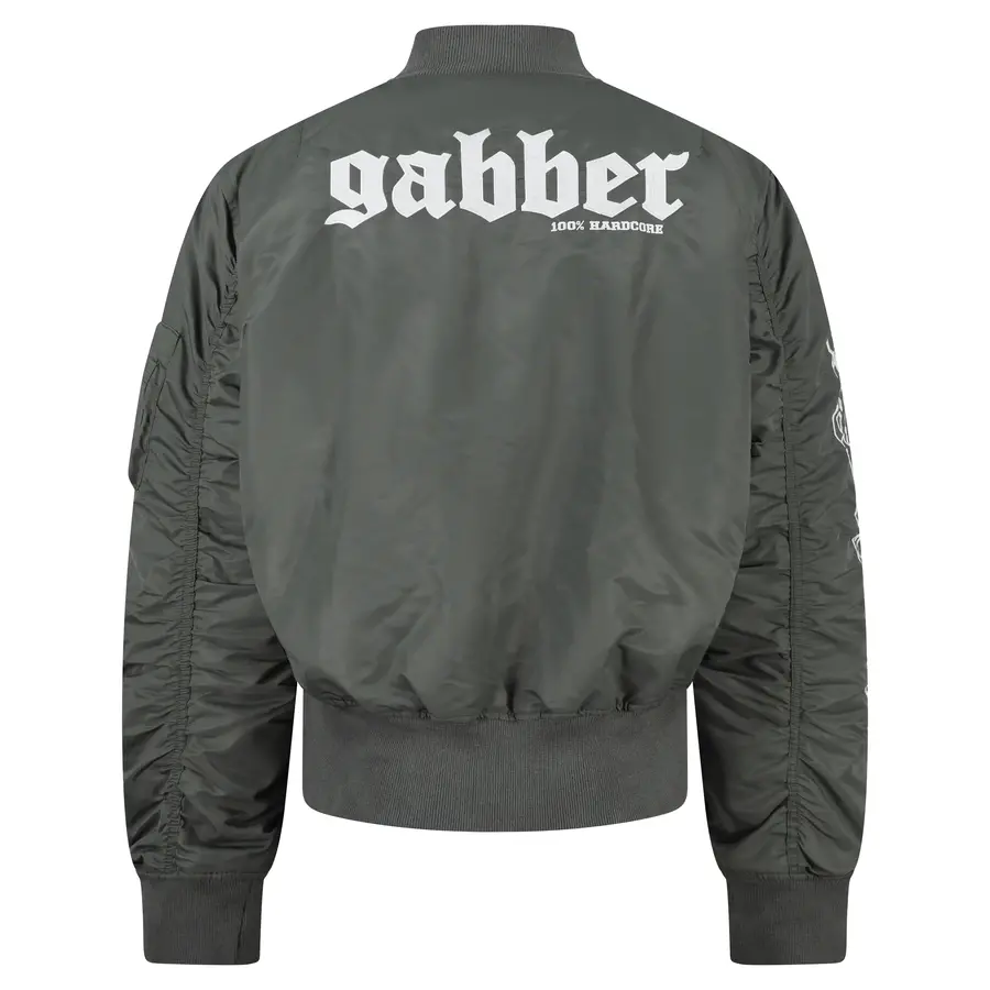100% Hardcore Bomber jacket Gabber Green