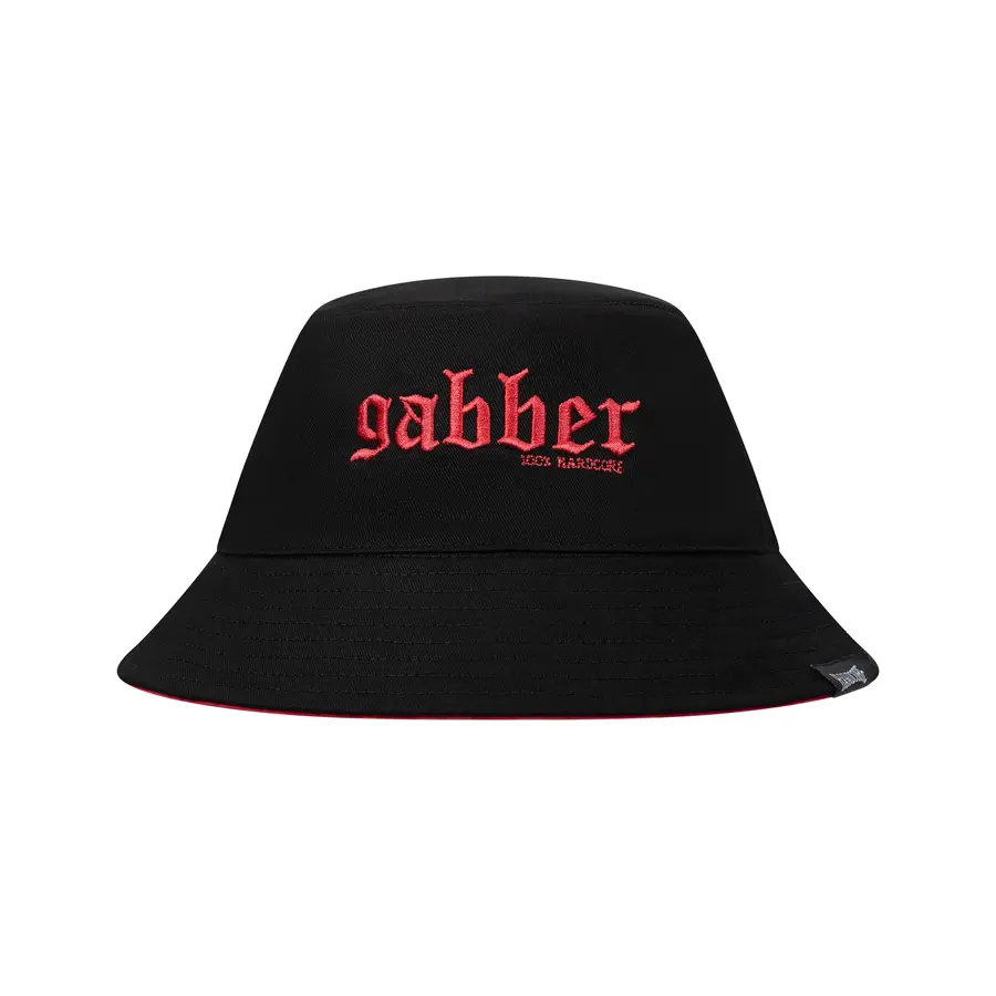 100% HC Bucket Hat GABBER Reversible Pink