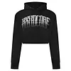100% HC Lady Cropped Hooded Faded