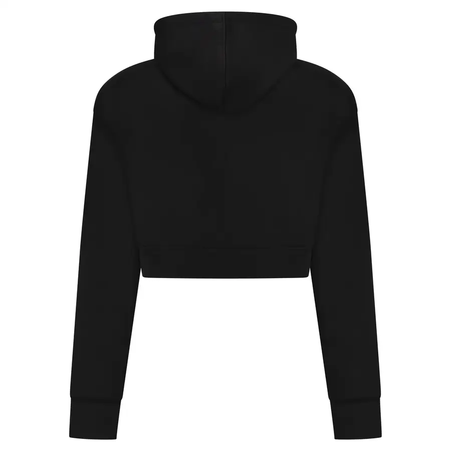 100% HC Lady Cropped Hooded Faded
