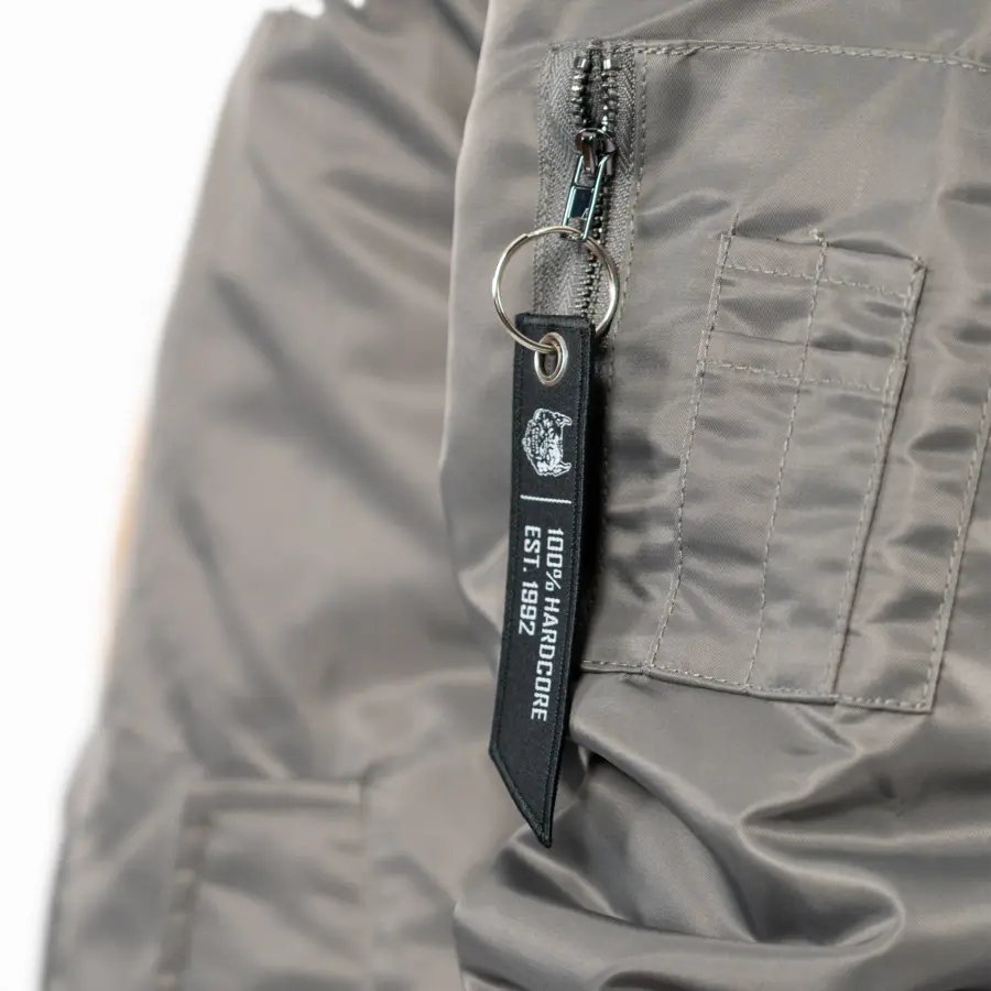 100% HC Bomber jacket Branded Rage Graphite