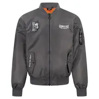 100% HC Bomber jacket Branded Rage Graphite