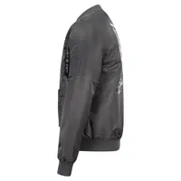 100% HC Bomber jacket Branded Rage Graphite