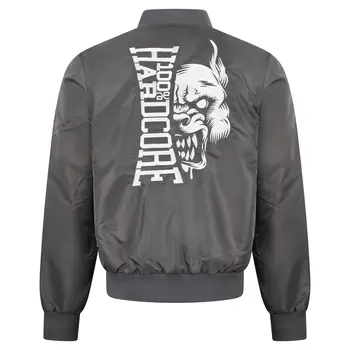  100% HC Bomber jacket Branded Rage Graphite 