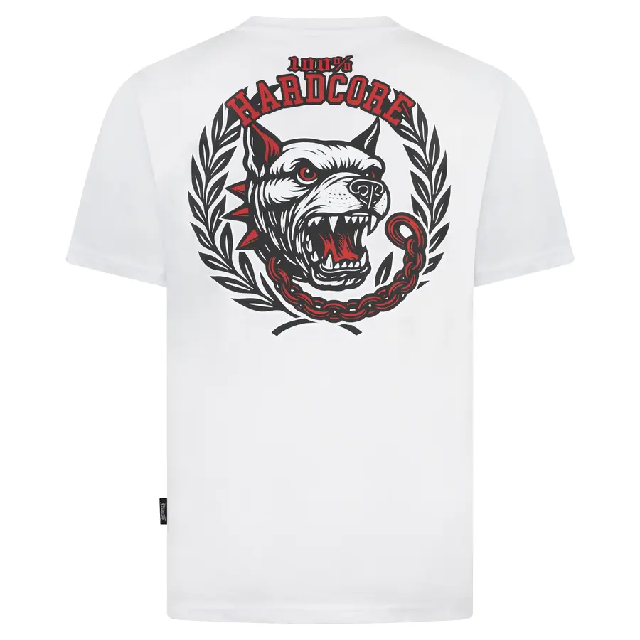 100% HC T-shirt Unleashed White