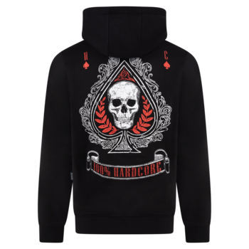  100% HC Hooded Zip Ace of Spades 