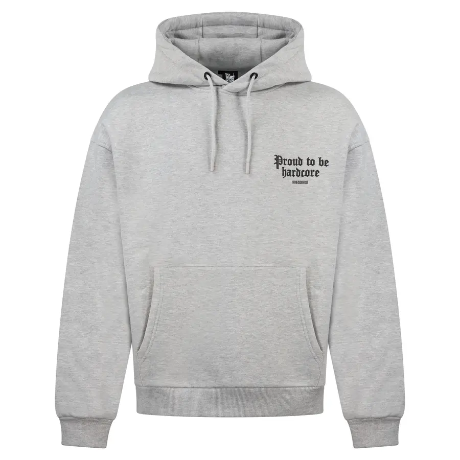 100% HC Hooded PROUD Grey