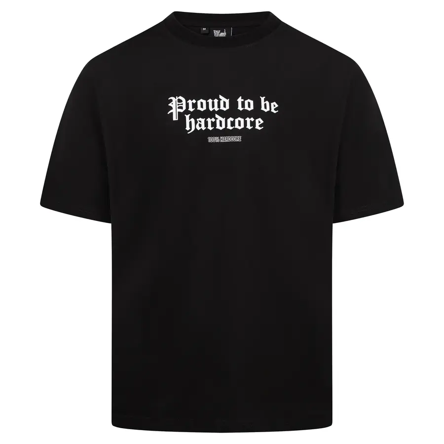 100% HC T-shirt Proud Black