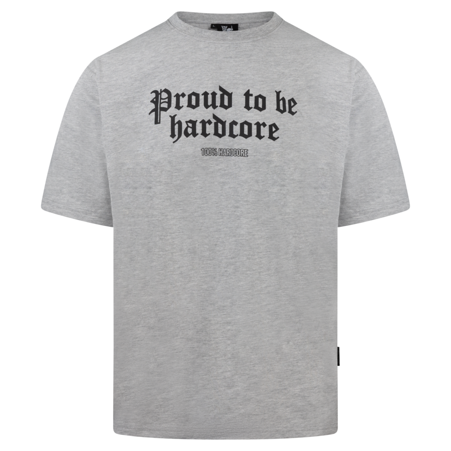 100% HC T-shirt Proud Grey