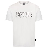100% HC T-shirt Embossed T-Shirt White