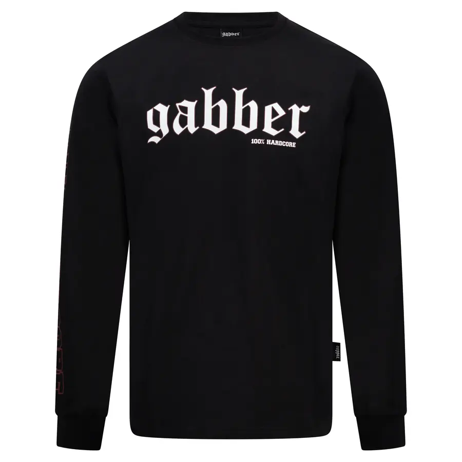 100% HC Longsleeve Gabber 4 Life