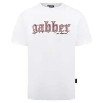  100% HC T-shirt Gabber Burgundy 