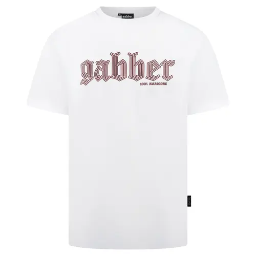  100% HC T-shirt Gabber Burgundy 