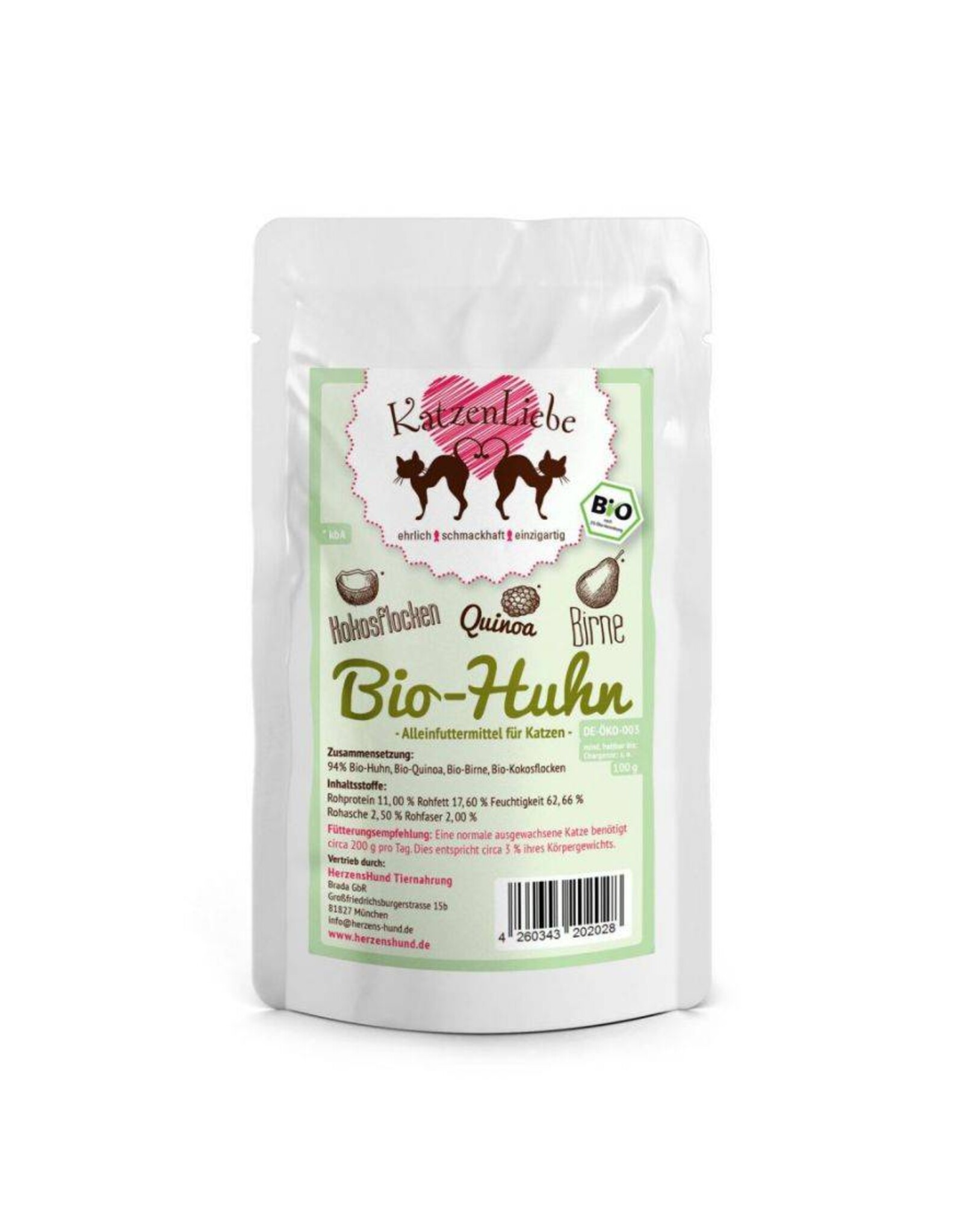 Katzenliebe Katzenliebe Bio-Huhn mit Quinoa