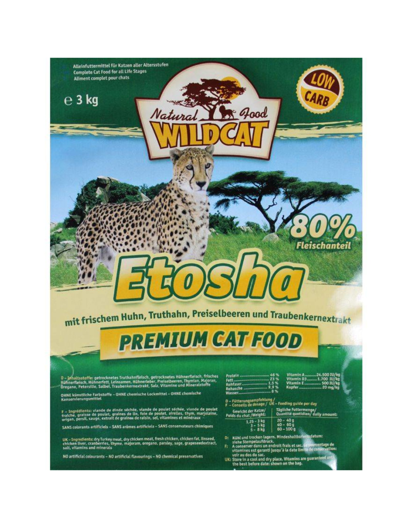 Wildcat Wildcat Etosha mit Huhn und Truthahn 3kg