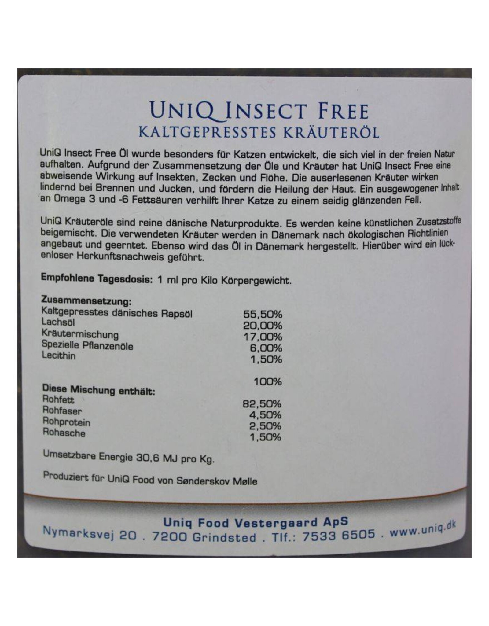 UniQ UniQ Insect Free 0,5 Liter