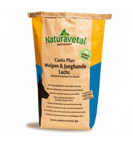 Naturavetal Canis Plus Welpen und Junghunde Lachs größere Pellets