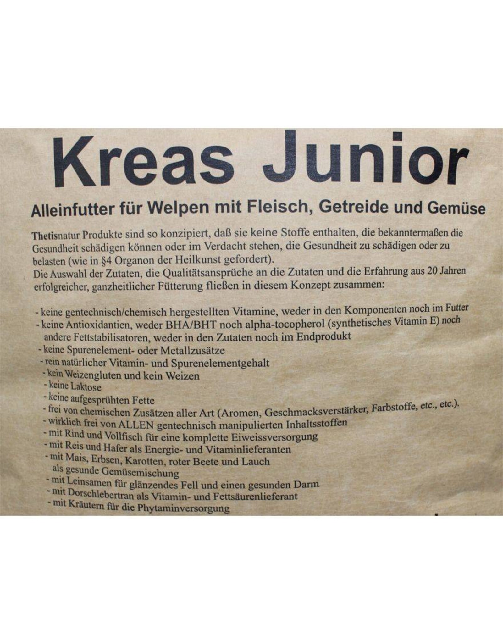 Thetis Thetis Natur Kreas Junior 5kg