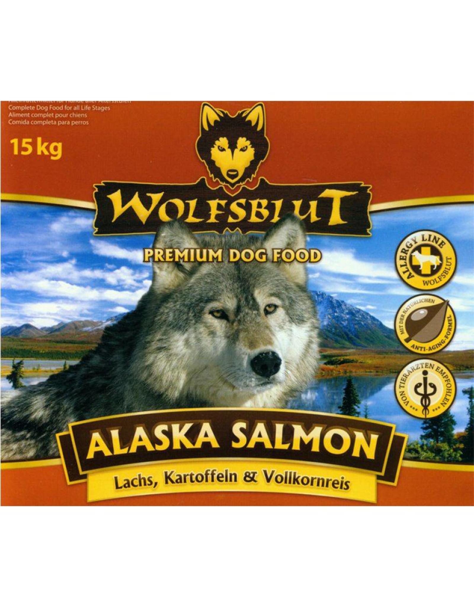 Wolfsblut Wolfsblut Alaska Salmon mit Lachs und Reis 15kg