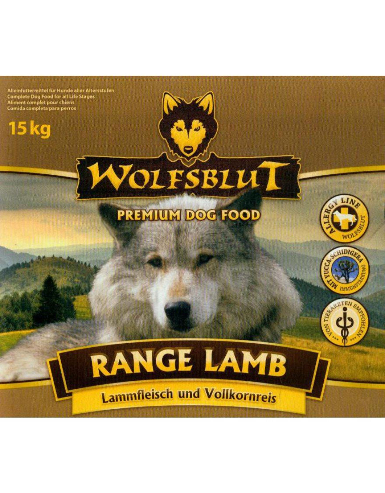 Wolfsblut Wolfsblut Range Lamb mit Lamm und Reis 15kg