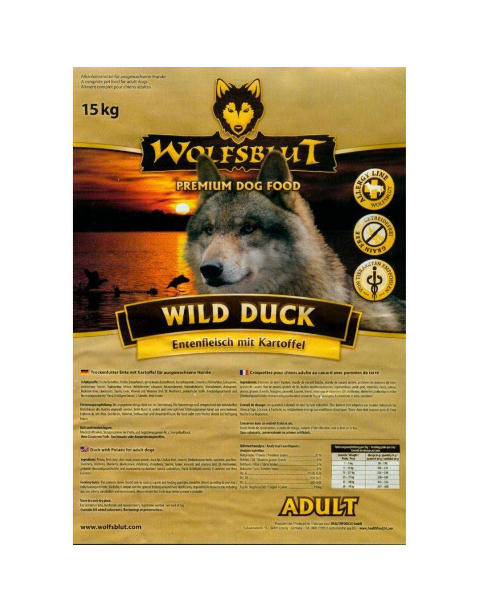 Wolfsblut Wolfsblut Wild Duck mit Ente und Kartoffeln