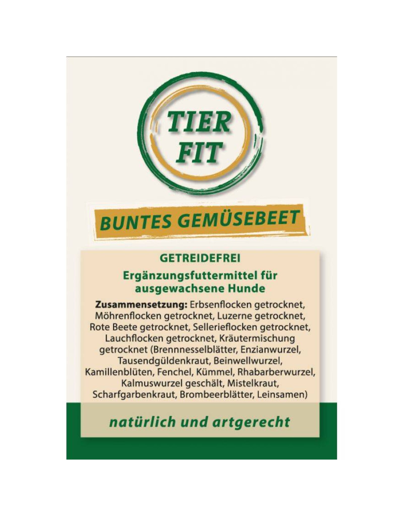 Tier Fit TierFit Buntes Gemüsebeet