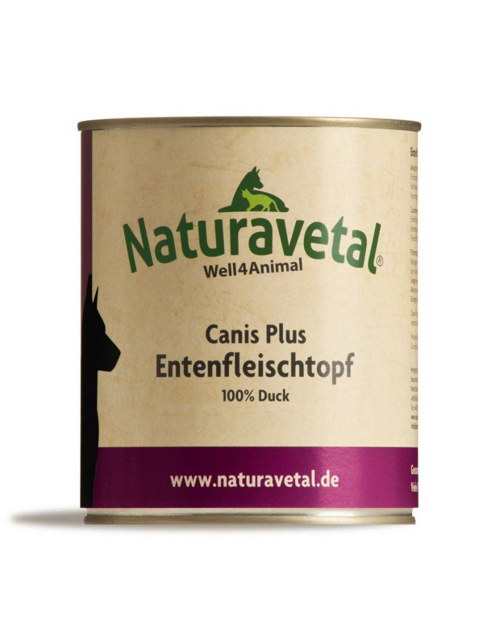 Naturavetal Naturavetal Canis Plus Ententopf