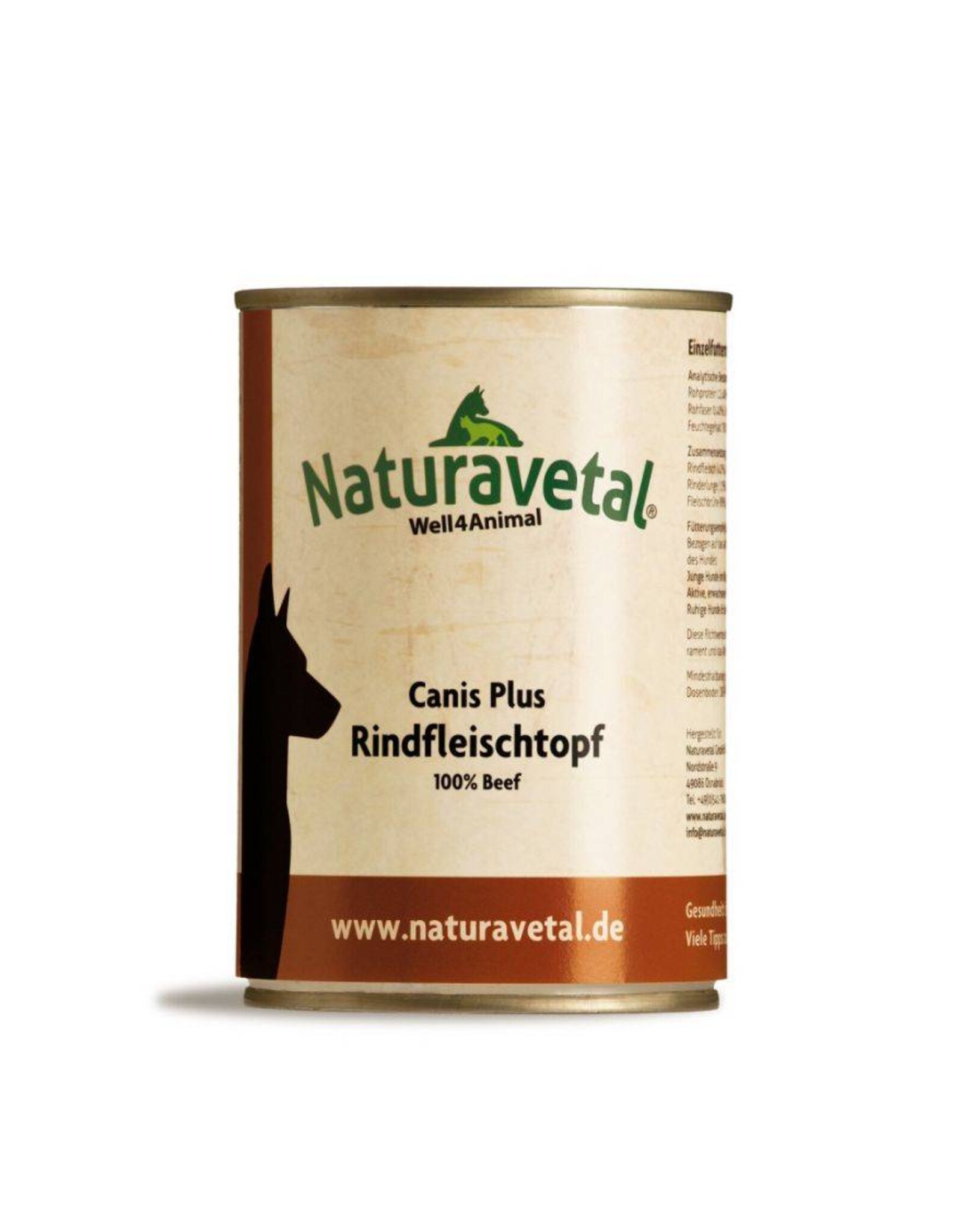 Naturavetal Naturavetal Canis Plus Rindfleischtopf