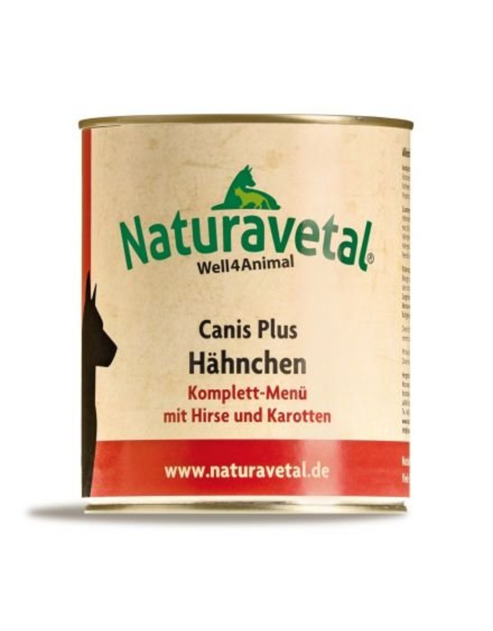 Naturavetal Naturavetal Canis Plus Menü Hähnchen mit Hirse und Karotte