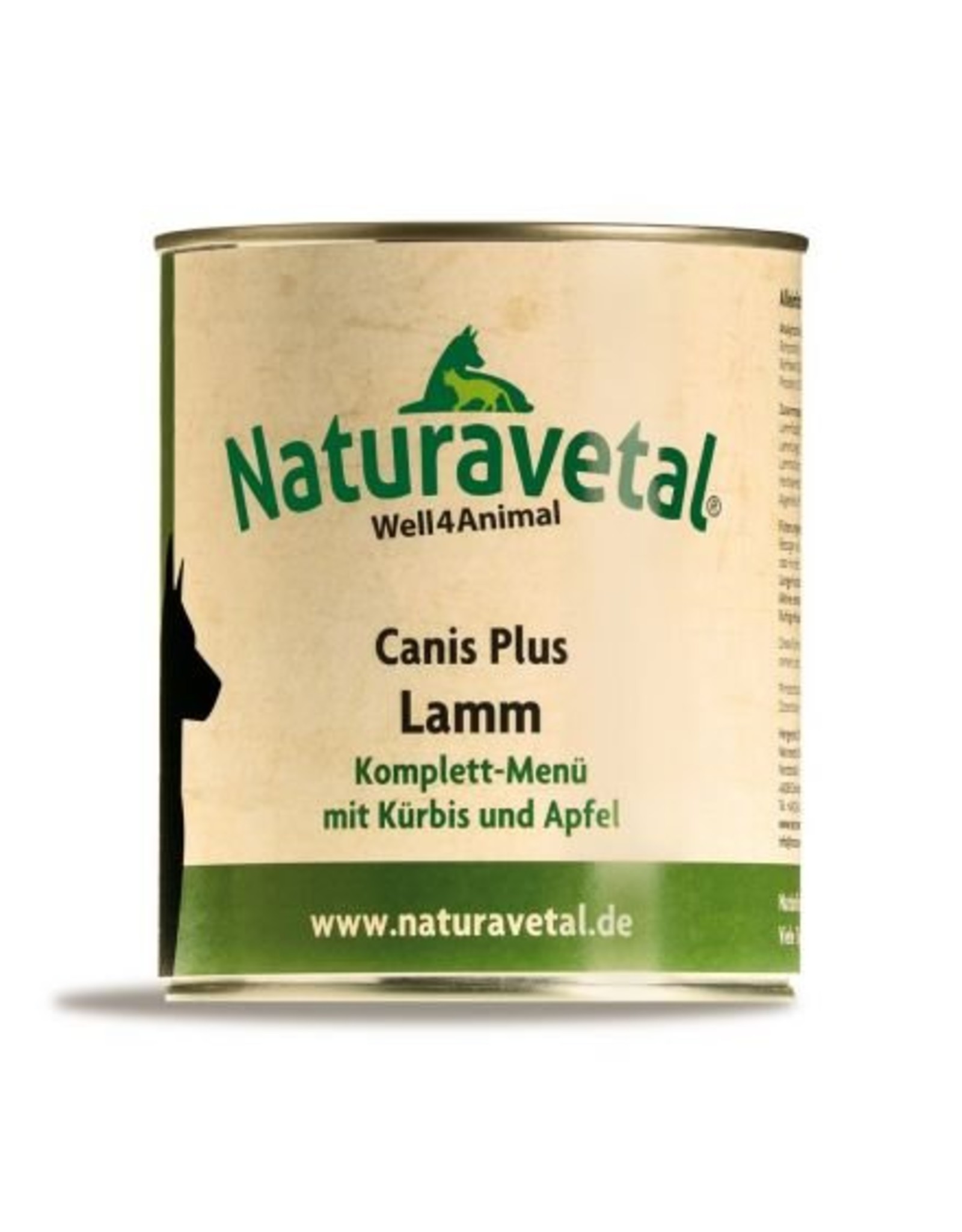 Naturavetal Naturavetal Canis Plus Menü Lamm mit Kürbis und Apfel