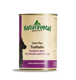 Naturavetal Naturavetal Canis Plus Menü Truthahn mit Seelachs und Pastinake