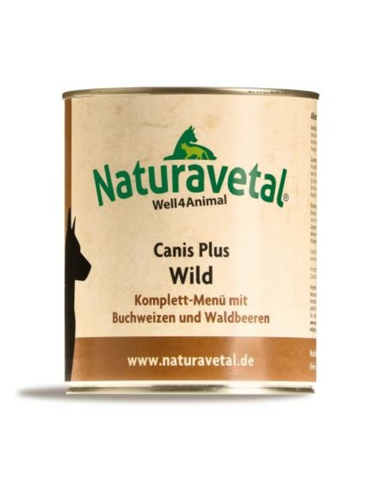 Naturavetal Naturavetal Canis Plus Menü Wild mit Buchweizen und Waldbeeren