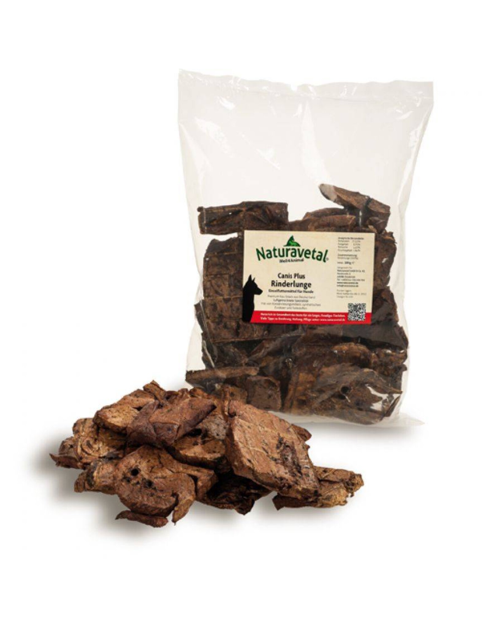 Naturavetal Naturavetal Canis Plus Rinderlunge 500g