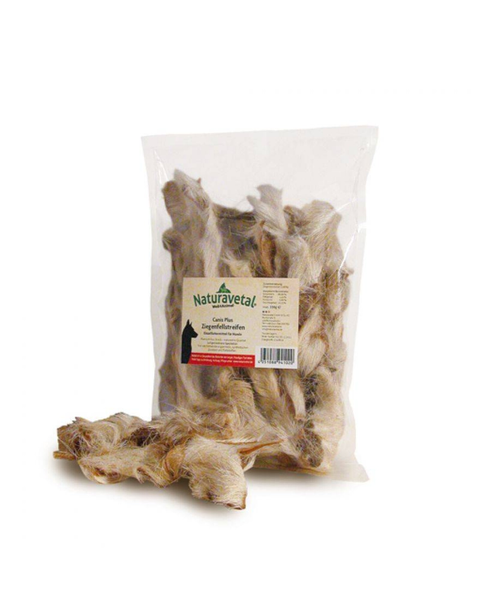 Naturavetal Naturavetal Canis Plus Ziegenfellstreifen 250g