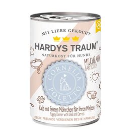 Hardys Traum Hardys Traum Cornelia Poletto Edition Kalb mit feinen Möhrchen für Ihren Welpen 400g