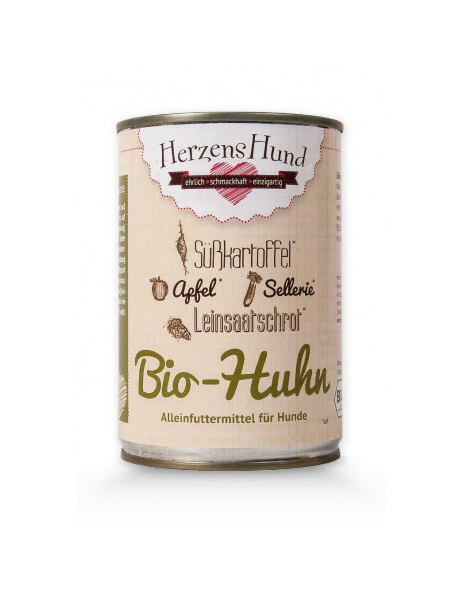 Herzenshund HerzensHund Bio-Huhn mit Bio-Gemüse