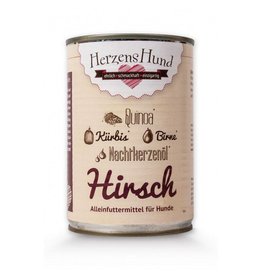 Herzenshund HerzensHund Hirsch mit Bio-Gemüse