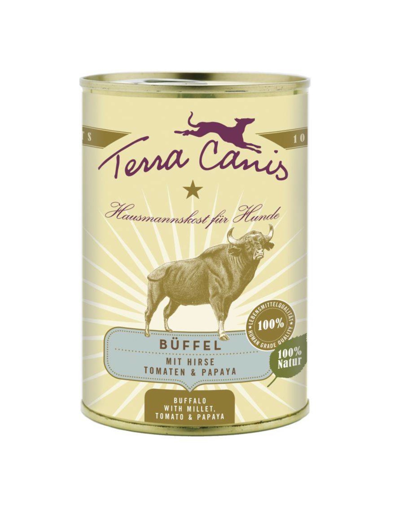 Terra Canis Terra Canis Büffel mit Hirse, Tomaten und Papaya