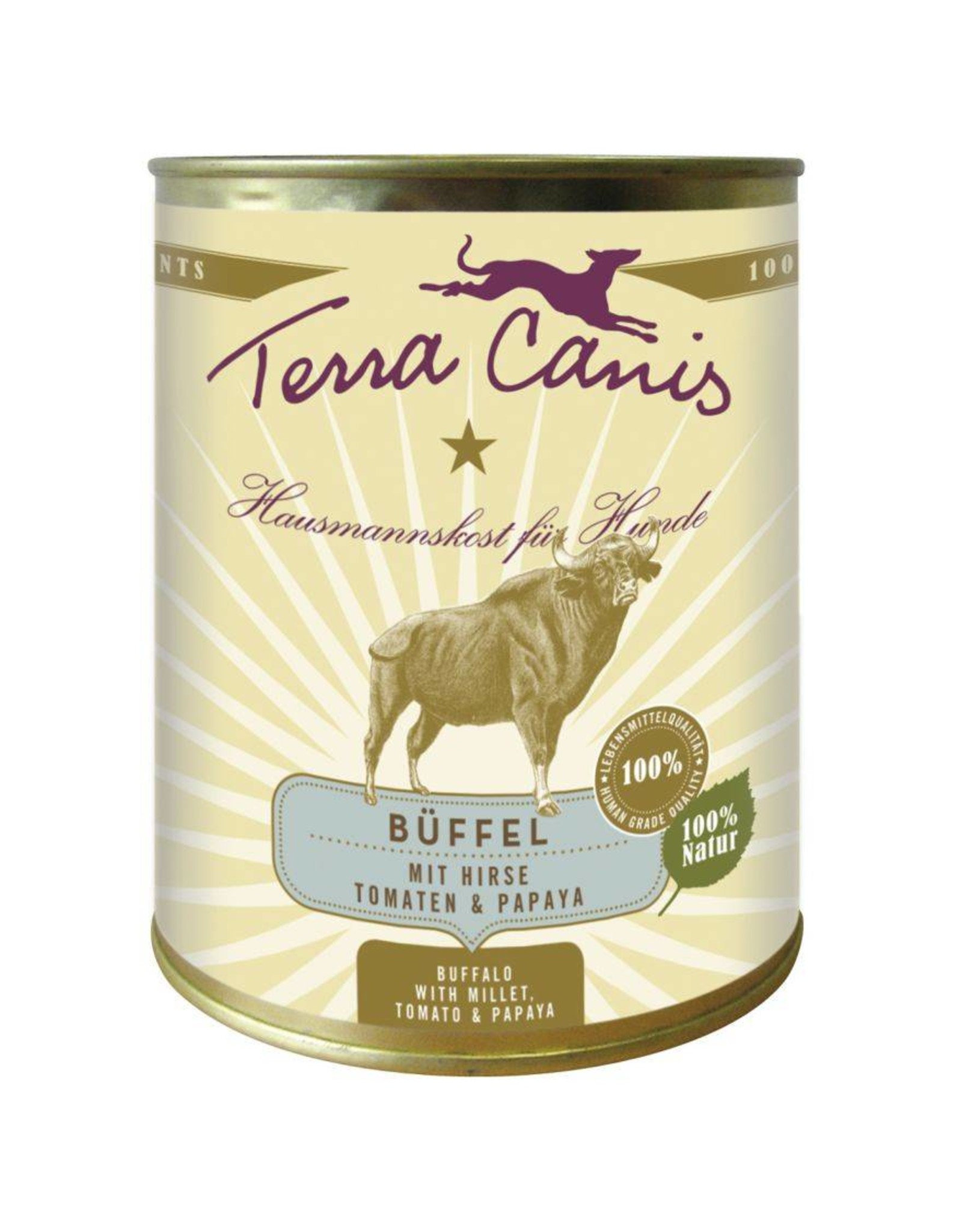 Terra Canis Terra Canis Büffel mit Hirse, Tomaten und Papaya