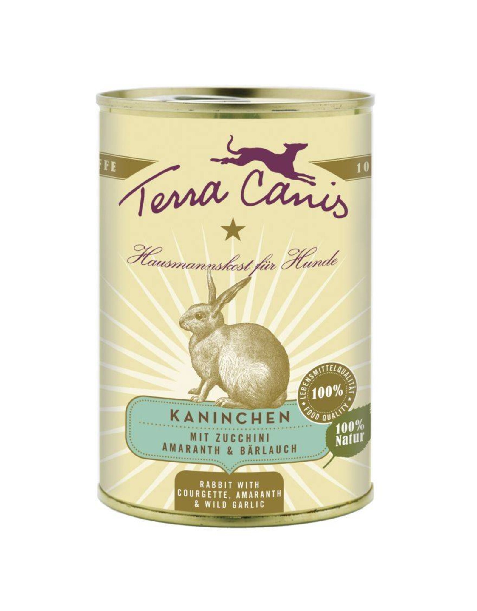 Terra Canis Terra Canis Kaninchen mit Zucchini, Amaranth und Bärlauch
