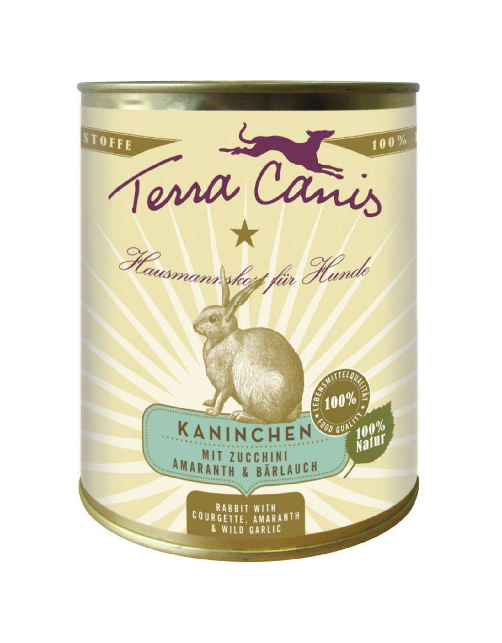 Terra Canis Terra Canis Kaninchen mit Zucchini, Amaranth und Bärlauch