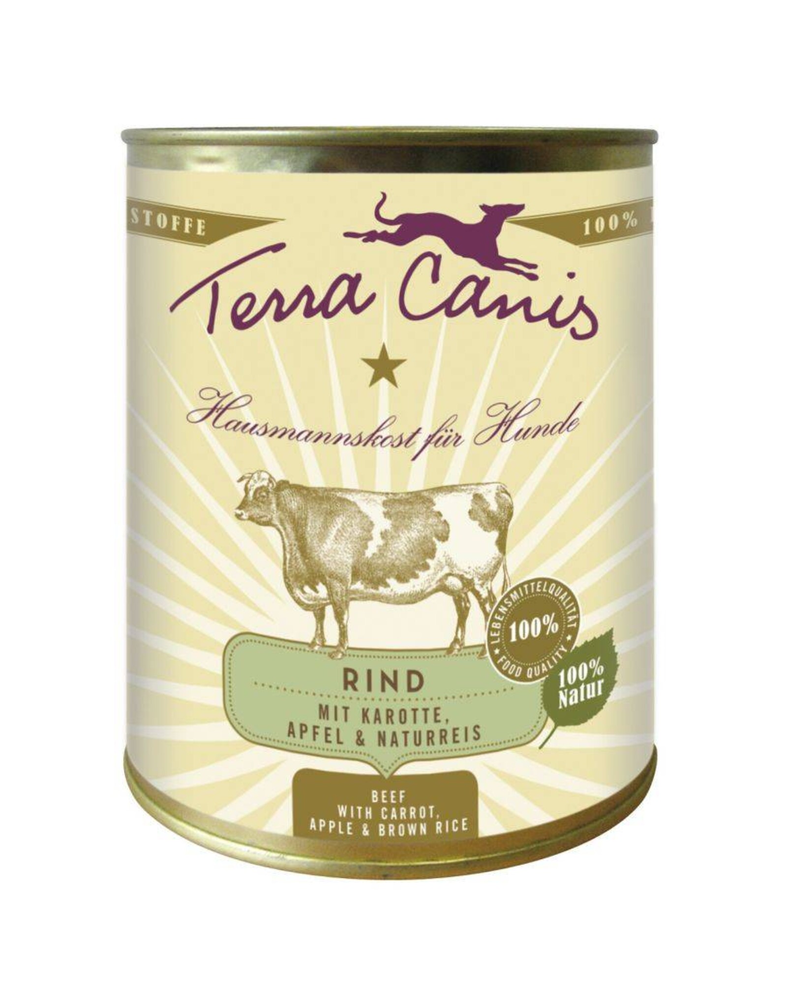 Terra Canis Terra Canis Rind mit Karotte, Apfel und Naturreis