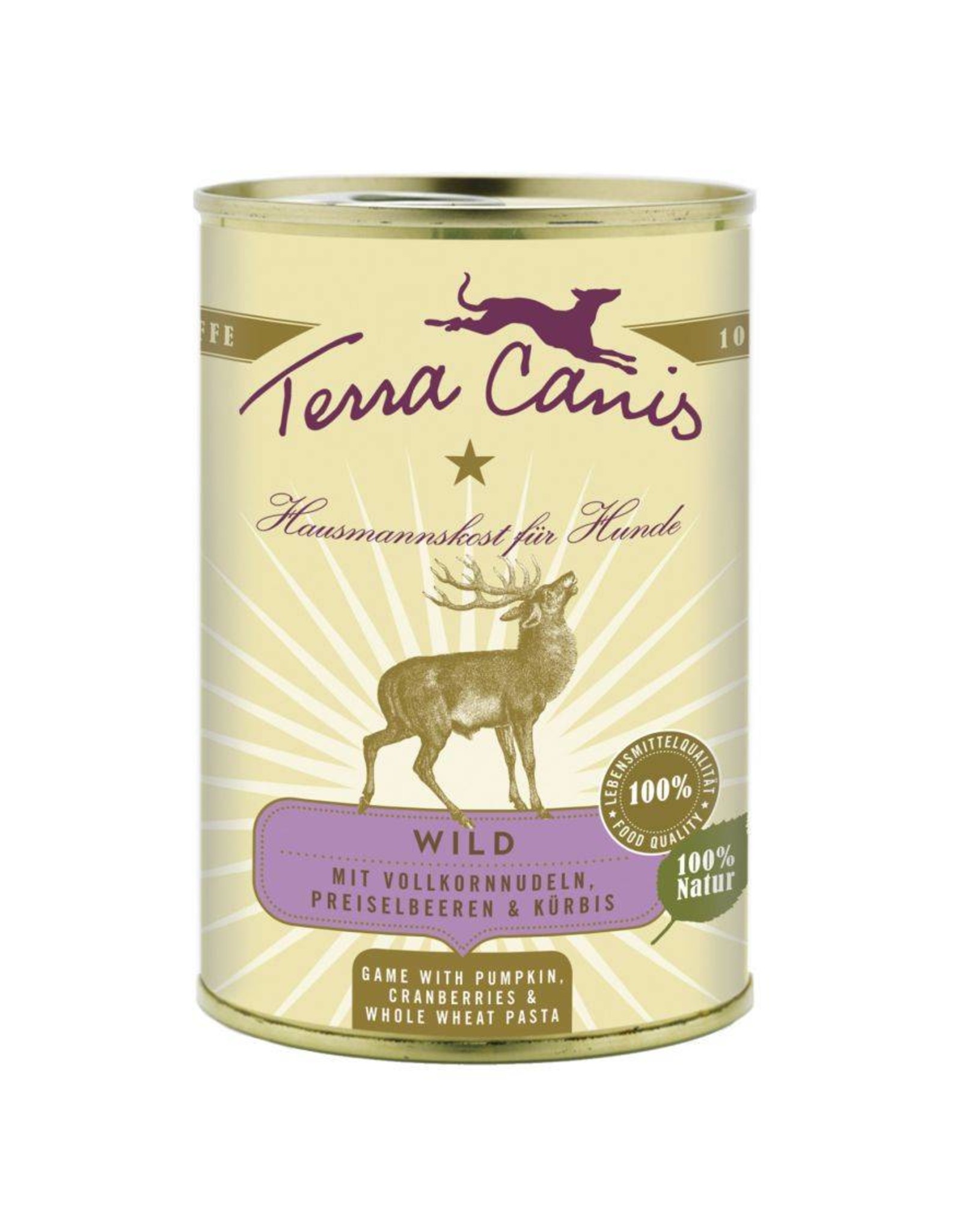 Terra Canis Terra Canis Wild mit Kürbis, Preiselbeeren und Vollkornnudeln