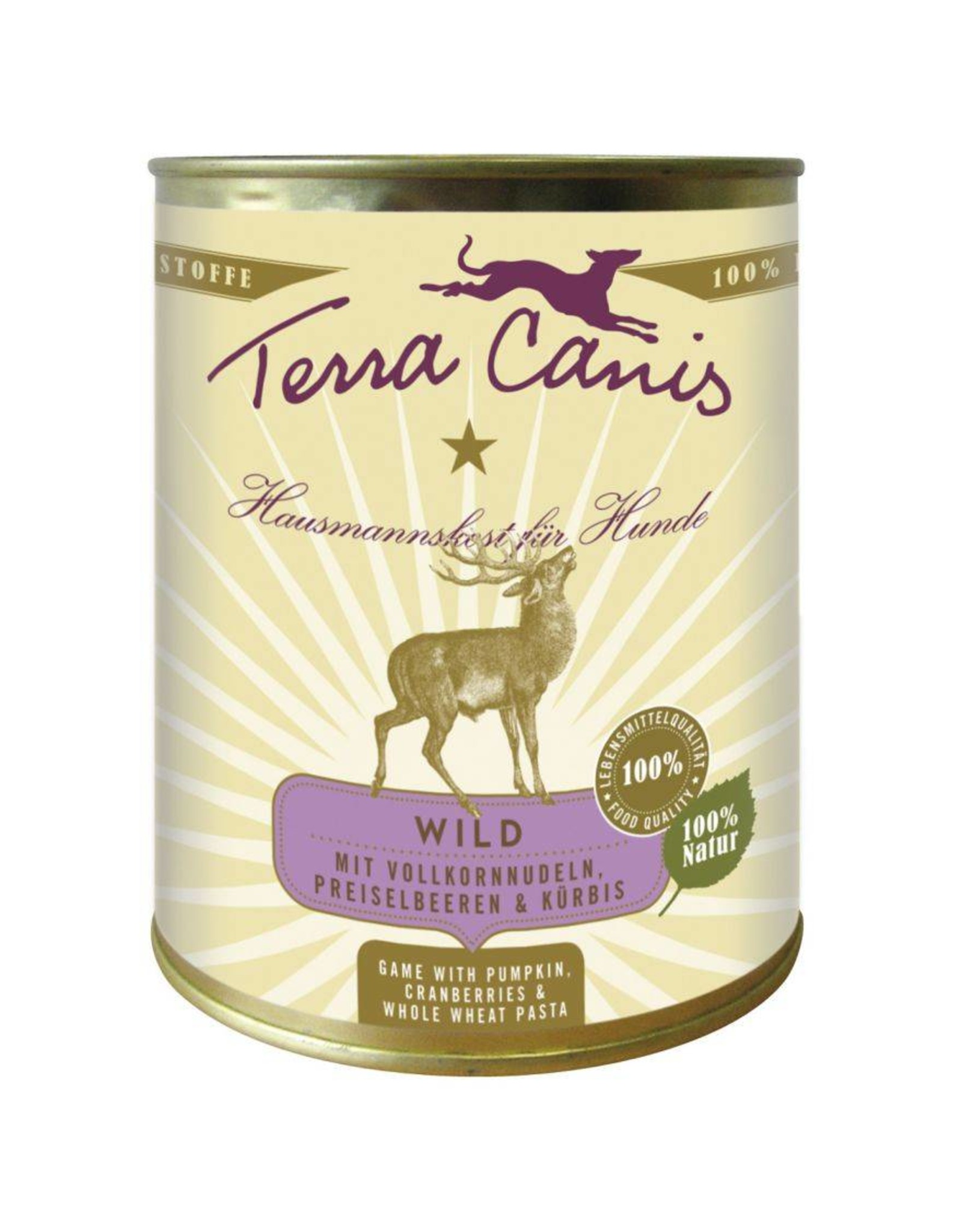 Terra Canis Terra Canis Wild mit Kürbis, Preiselbeeren und Vollkornnudeln
